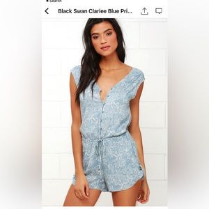 Black Swan LuLus Romper